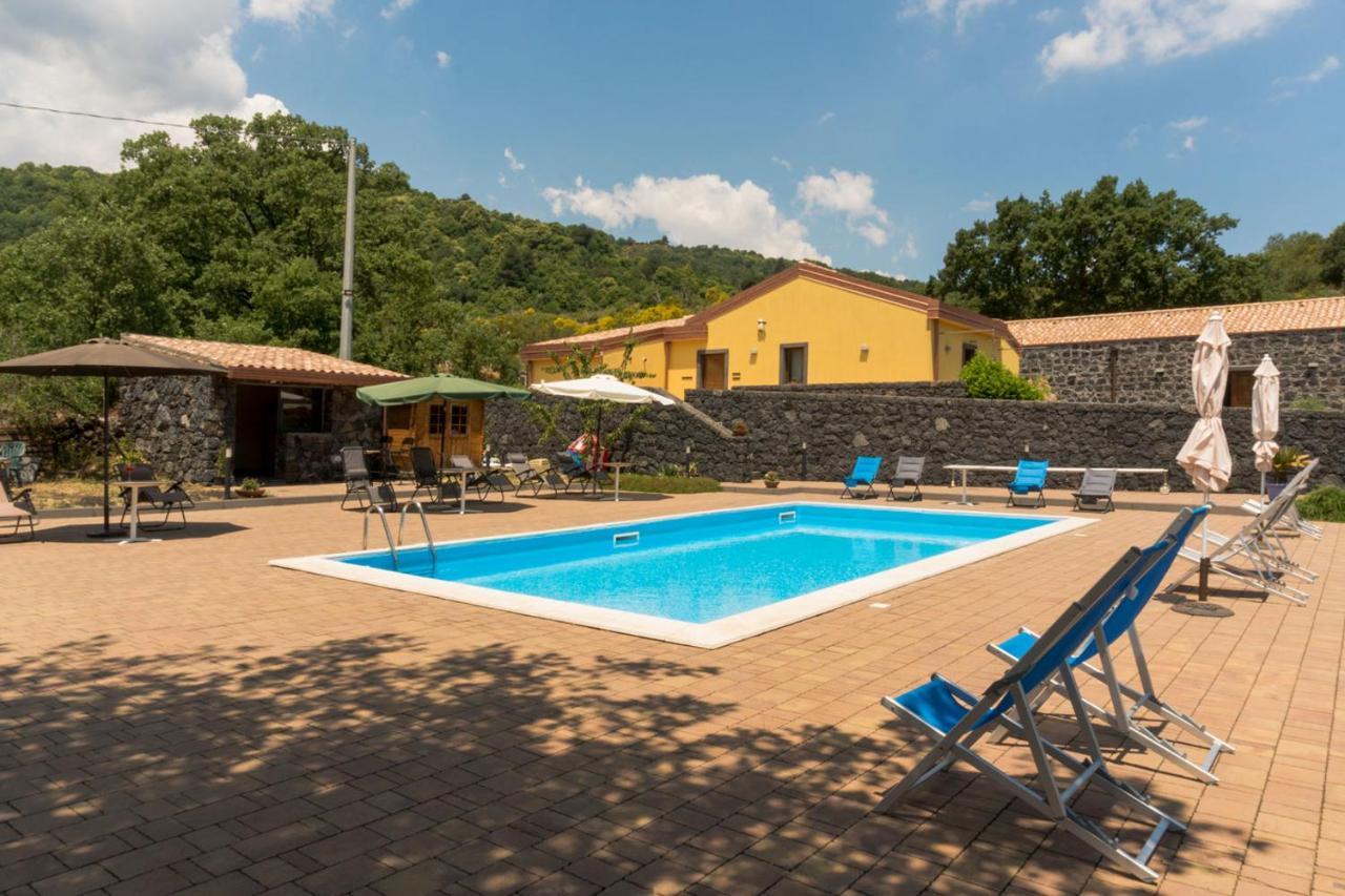 Villa Viola Nel Parco SantʼAlfio Exterior foto